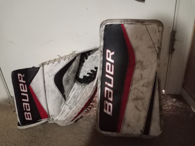 Used Bauer Reactor 7000 Regular Glove/Blocker