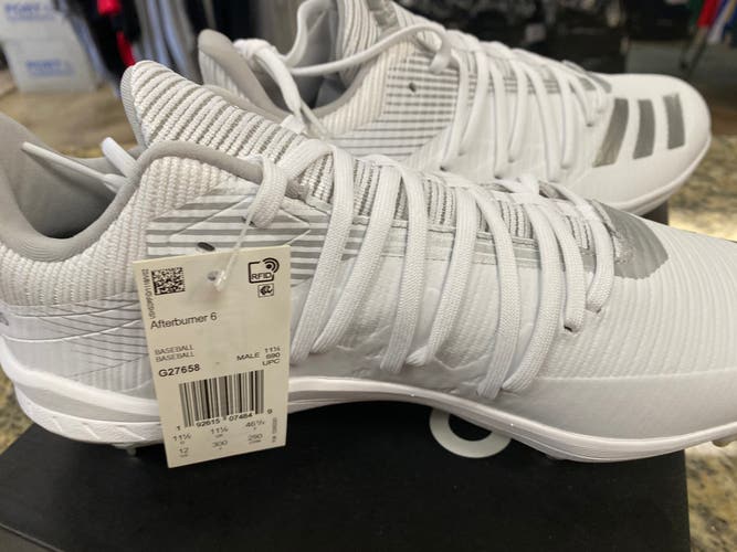 White Men's Metal Adidas Afterbuner 6