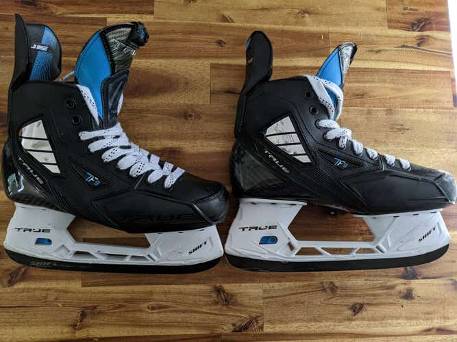 Senior Used True TF9 Hockey Skates Regular Width Size 6.5