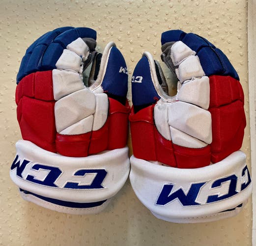 Pro Stock CCM HG12 13” Desharnais NHL New York Rangers Gloves