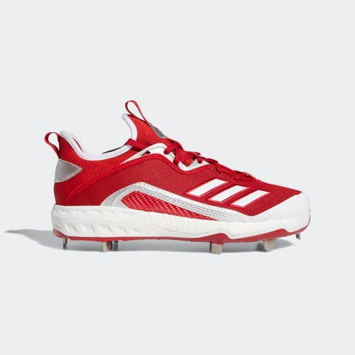 New Red Adidas BOOST Icon 6 Sz 8.5 Baseball Metal Cleats EG6550