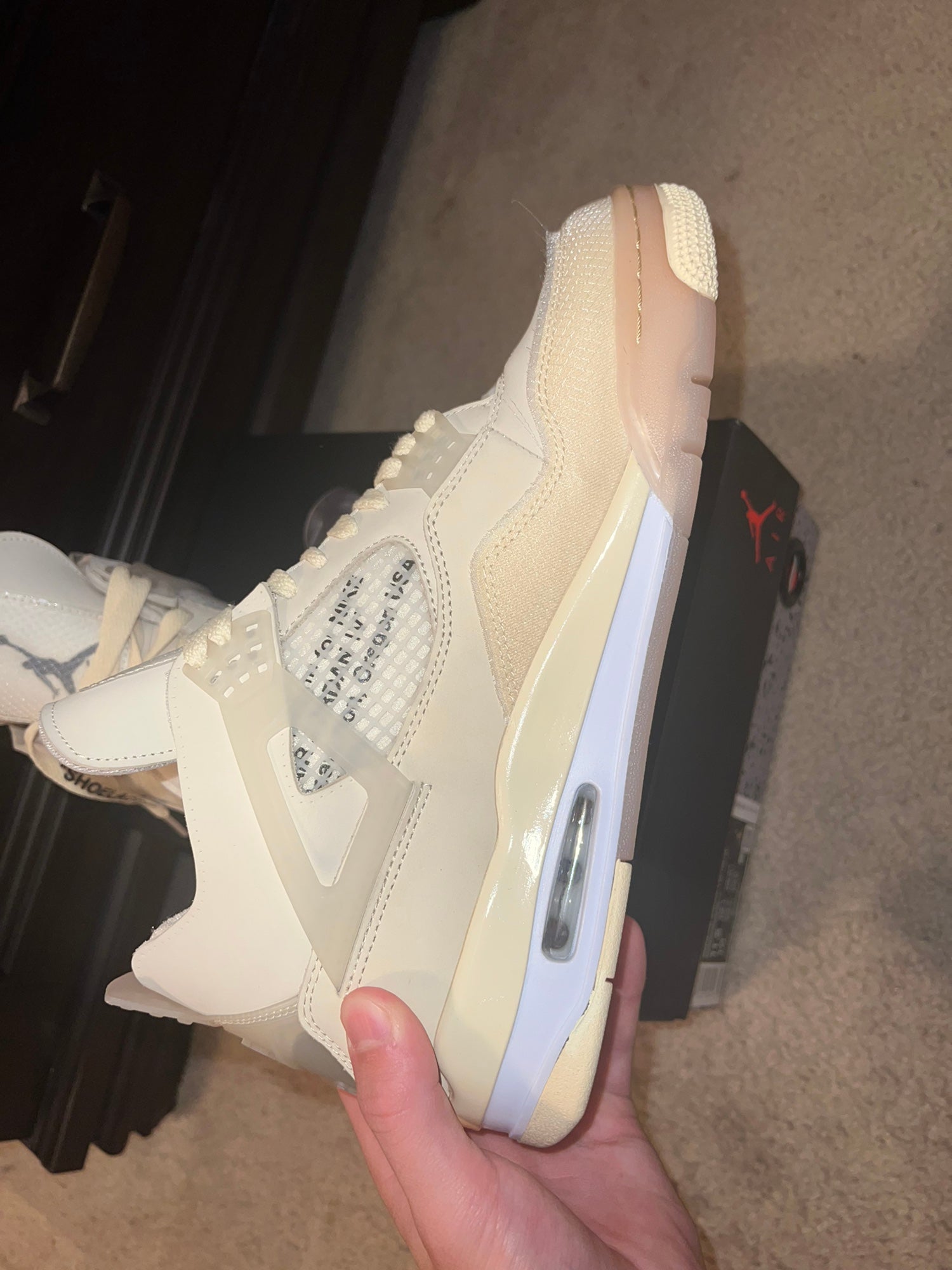 Offwhite Jordan 4 Sail Replica Size 10 