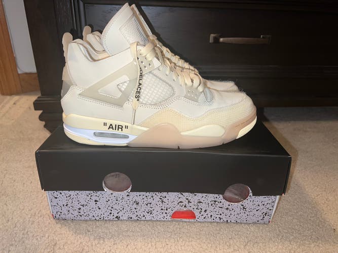 Offwhite Jordan 4 Sail Replica Size 10