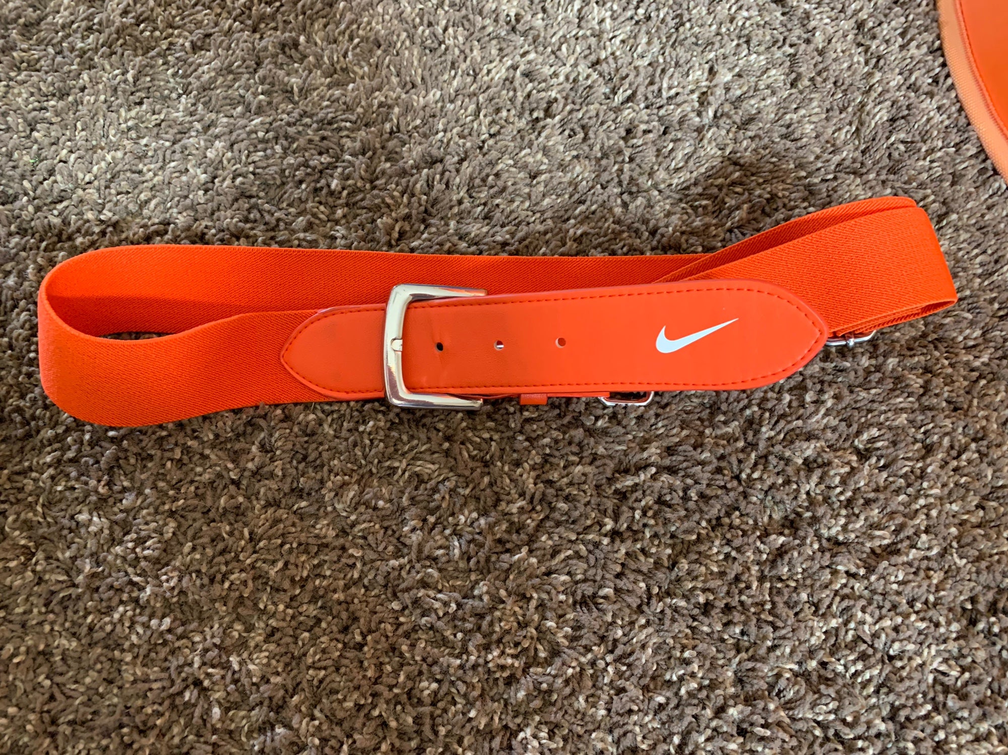 orange nike baseball belt