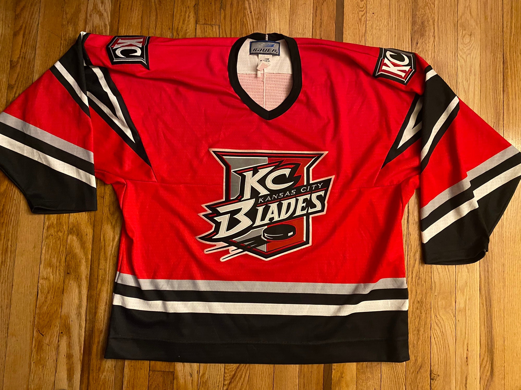Kansas City Blades Bauer Hockey Jersey SidelineSwap