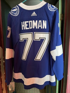 قارئ بطاقة الذاكرة Adidas Tampa Bay Lightning Victor Hedman Jersey with NHL All Star ... قارئ بطاقة الذاكرة