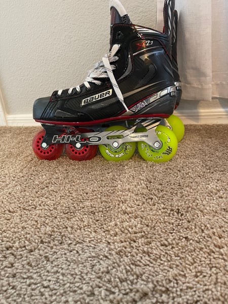 Senior Bauer Regular Width Size 10.5 Vapor X2.7 Hockey Skates