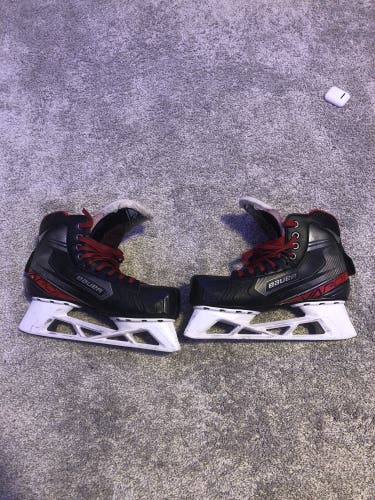 Used Bauer Regular Width Size 10 Vapor X2.7 Hockey Goalie Skates
