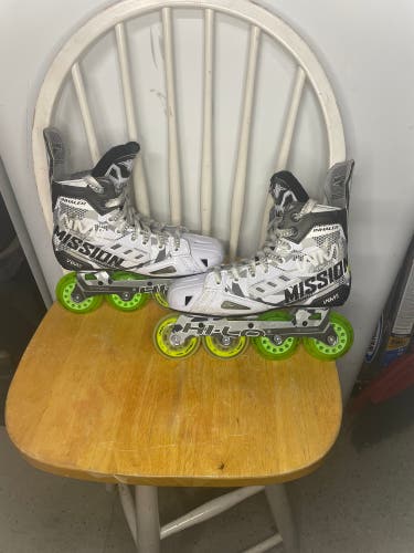 Used Mission Wide Width Size 4.5 Inline Skates