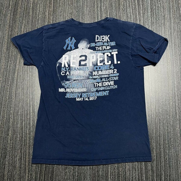 Derek Jeter Retirement-New York Yankees Captain-Re2pect T-Shirt
