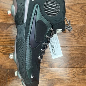 Black Adult Men's New Size 11 (Women's 12) Metal Nike Alpha Huarache Elite