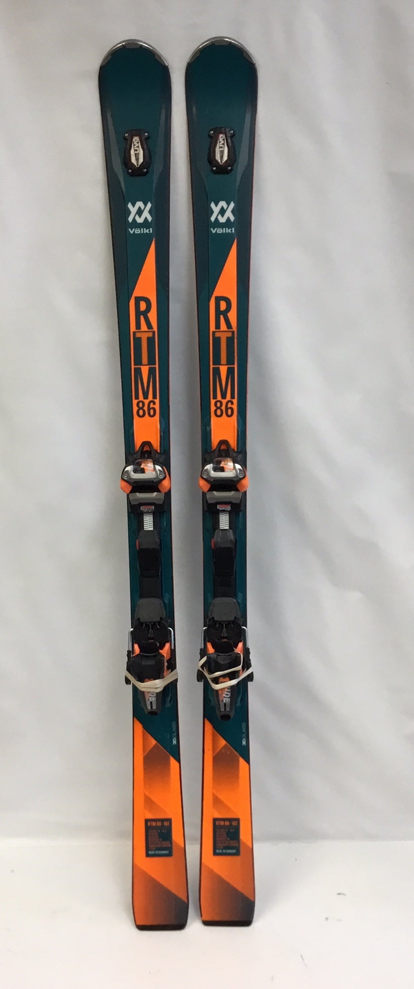 Volkl RTM 7.4 System Ski w/ Salomon L10 Adjustable Demo Bindings **MINT** 