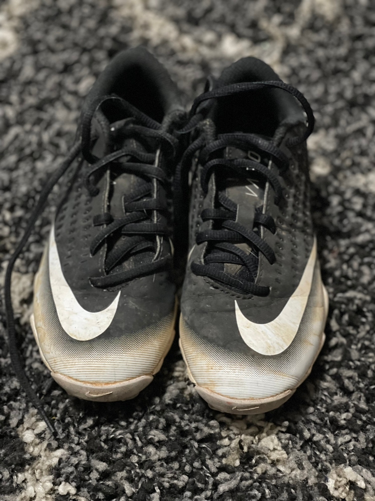 Black Nike Kid's Molded Cleats Vapor