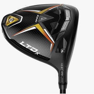 LH NEW Cobra King LTDX Black/Gold 10.5* Driver Hzrdus Smoke Green 5.5 60g
