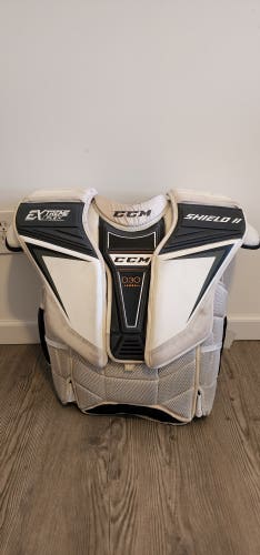 Used Medium CCM Extreme Flex Shield II Goalie Chest Protector