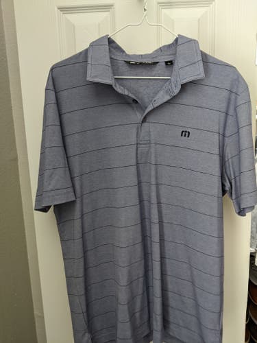Travis Mathew Golf Polo Shirt Purple