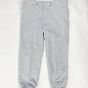 Mizuno Performance Lowrise Softball 3/4 Pant Rear Pockets Women's XL Gray 350150