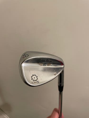 Right Handed Stiff Flex Steel Shaft Vokey SM5 Tour Chrome Wedge