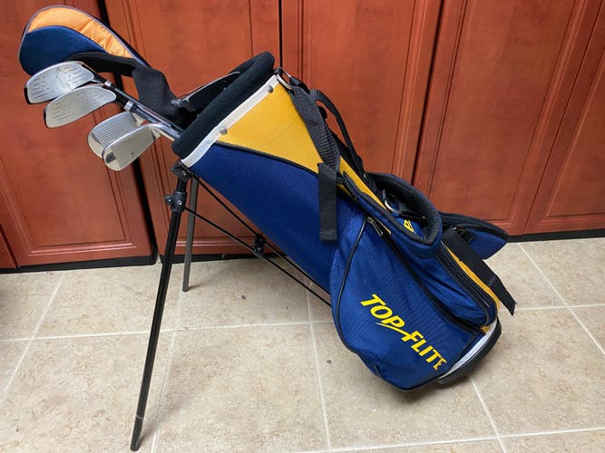 Used Junior Top Flite Left Hand XLj Clubs (Full Set) Regular Flex 5 Pieces