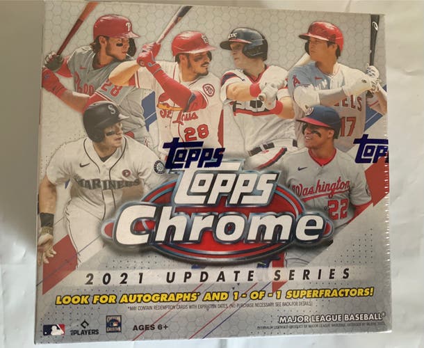 2021 Topps Chrome Update Series Mega Box