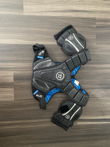 Used Large Warrior Evo Pro HitLyte Shoulder Pads