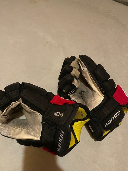 New – Ottawa Senators Pro Stock Gloves! - Pro Stock Hockey