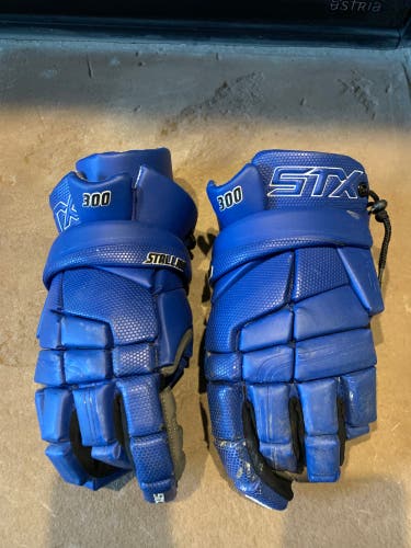 Used Player's STX 13" Stallion 300 Lacrosse Gloves