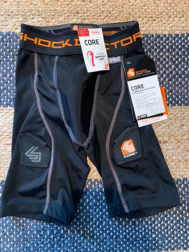 New boys Small Shock Doctor Hockey tab shorts