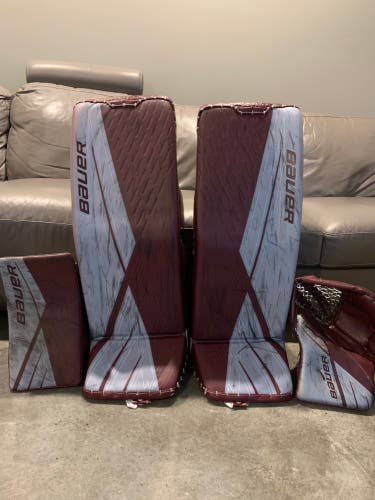 Used Medium +1 (34+1) Regular Pro Stock Ultrasonic Goalie Full Set