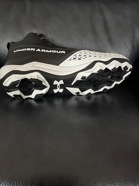 Black New Men's Size 14 (Women's 15) Molded Cleats Under Armour Low Cut