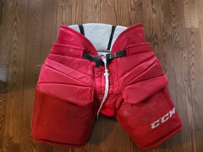 Used Senior Large CCM HPG 12C Hockey Goalie Pants Pro Stock