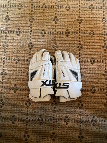Used Player's STX 12" Cell IV Lacrosse Gloves