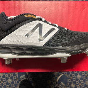 New Balance L3000v4 Black Metal Cleat - Size 8.5 WIDE