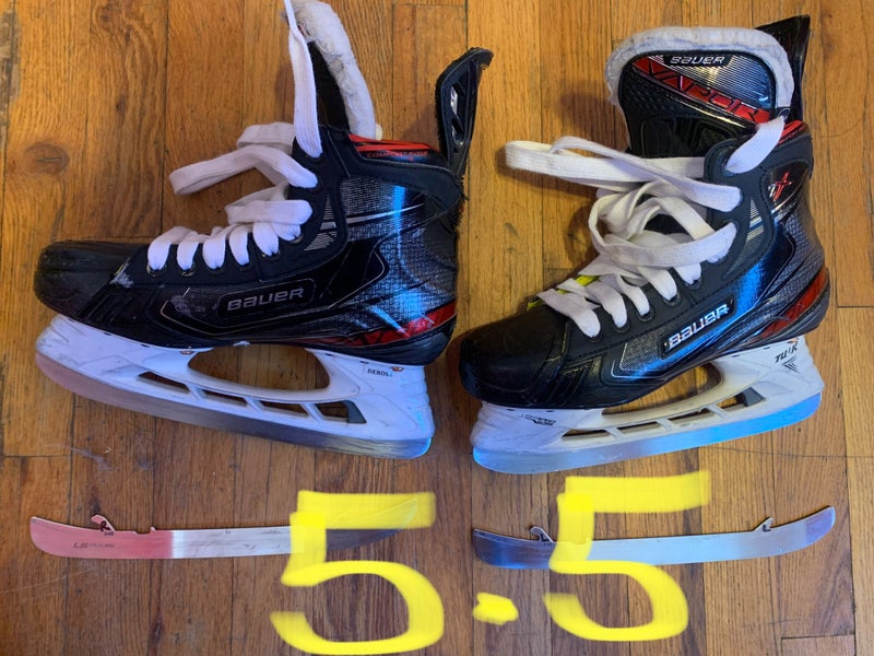 Junior Bauer Size 5.5 Vapor 2X Hockey Skates
