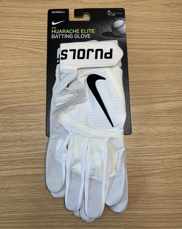 Nike Jordan Mookie Betts Huarache Elite Batting Gloves Mens L Grey/Red PE  Kynlee