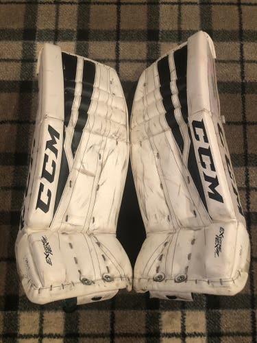 CCM Lefevre youth hockey goalie leg pads 26 + 1