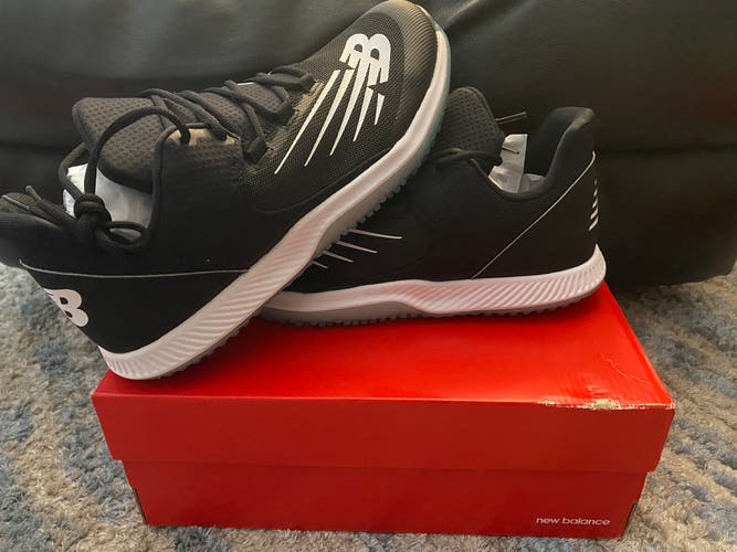 New Balance College Issue Black Men's Turf Cleats Low Cut 4040v6
