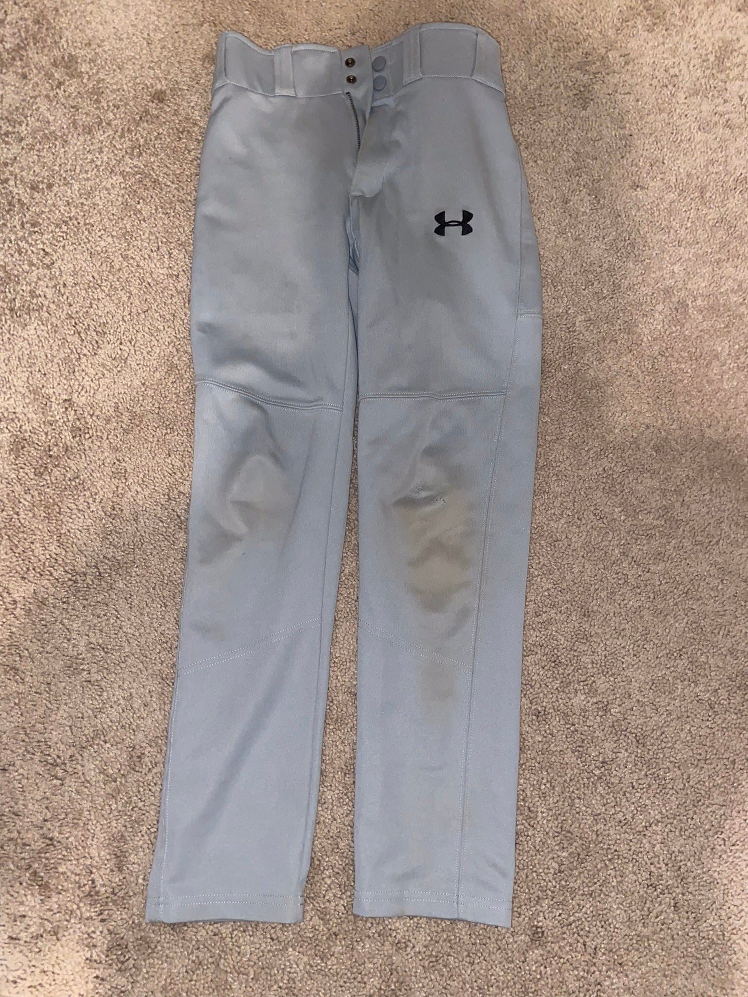 Details about   UNDER ARMOUR ― Womens XS ― FITTED Gray Baseball Pants NWT #232B *NEW Extra Small 