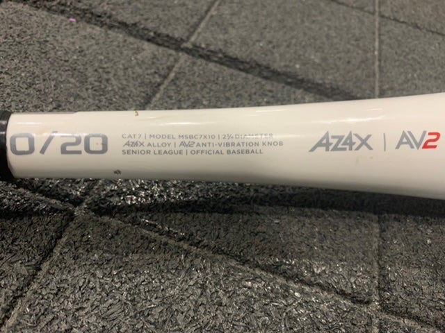 Used USSSA Certified 2019 Marucci Alloy CAT 7 Bat (-10) 20 oz 30"