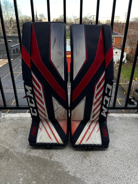 Used 34+1.5 CUSTOM CCM AXIS Pro Goalie Full Set