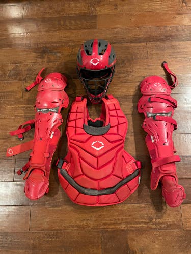 EvoShield Catchers Gear ( Red )