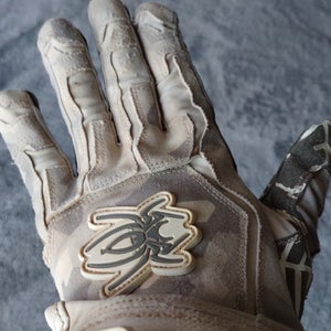 Spider Batting Gloves white size medium