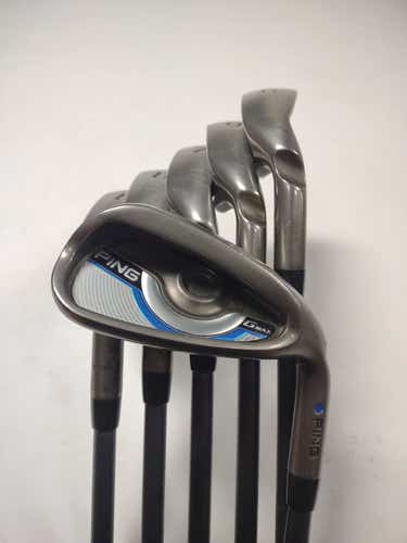 Used Ping G Max Blue Dot 5i-w Senior Flex Graphite Shaft Iron Set