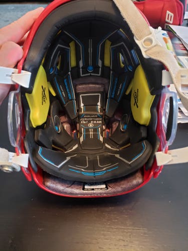 Used Small Bauer Re-Akt 200 Helmet