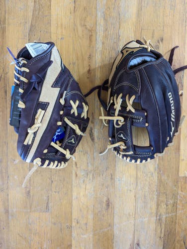 (2) New Mizuno Right Hand Throw Infield Franchise Baseball Glove 11.5"