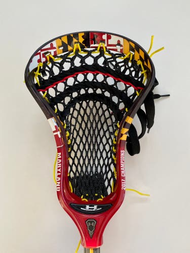 Maryland Lacrosse - Limited Edition 2017 National Championship Under Armour Lacrosse Stick
