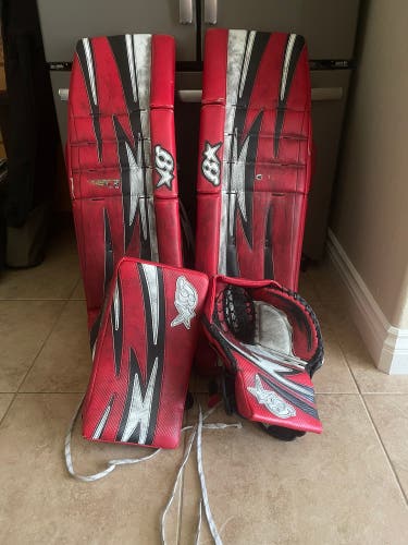 Red Senior 37+1 Regular G-Netik Pro 2 Goalie Full set