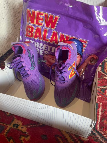 New balance ground ball grape big league chew turf shoes