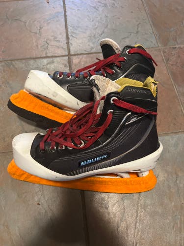 Used Bauer Regular Width Size 10 Supreme One60 Hockey Goalie Skates