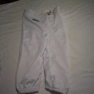 Rawlings Football Pants, White, Youth Small